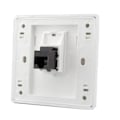 Pikkukuva 1 / 5: At6 Gigabit Rj45 Lan Kaksikanavainen Verkkopistorasia, Suora Etuosan Internet-virtapistorasia, 86x86mm (lan X 2)