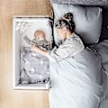 Miniatyrbillede 4 af 4: Rem til barneseng, ekstra sengsrem hvid, ekstra sengstilbehør