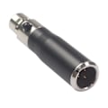 Miniatyrbilde 2 av 5: XLR 3-pin hann til XLR 4-pin hunn plugg lydadapter for mikrofon