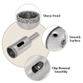 Miniatyrbillede 4 af 5: Diamantglasbor Sæt Diamant Marmor Hulåbner Slibemaskine Glashulsav Bor Ekstraktor