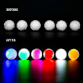 Miniatyrbillede 1 af 4: 6 stk LED Glow Golfbolde, Blinkende Glødende Golfbold, Natglød