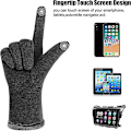 Miniatyrbilde 2 av 5: Dame Touch Screen Hansker - Vinterhansker, Varme Touch Screen Hansker Dame Varme Vindtette Hansker