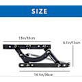 Miniatyrbillede 2 af 5: Sofa Senge DIY Justerbar Fjeder Mekanisme Futon Hængsel Hardware Triple Click Hængsel Hardware Til Sovesofa Senge Møbler