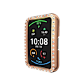 Miniatyrbild 2 av 5: Färgglatt Rhinestone Bumper Hybrid Skal Pc Klockfodral För Huawei Watch Fit Smart Band Skydd