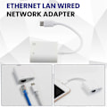 Pikkukuva 5 / 5: Type C OTG Ethernet -sovitin USB C - RJ45 Ethernet LAN -verkkokaapelisovitin 100Mbs Type C -mobiililaitteille