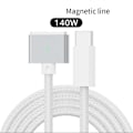 Pikkukuva 5 / 5: 140W Type C - MagSafe 3 -sovitinkaapeli Macbook Pro Air Silverille