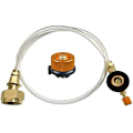 Miniatyrbilde 1 av 4: Propan Adapter Slange Konverterer Erstatningsslange Kobler Til Utendørs Camping Gasskomfyr Propanbeholder Adapter
