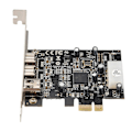 Miniatyrbillede 4 af 5: SY-PEX30016 3 Port IEEE 1394 Firewire 1394B & 1394A PCIe 1.1 X1 Kort TI XIO2213B Chipset Kræver Le