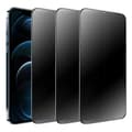 3-Pack iPhone 12 Pro Max Privacy Screen Protector Full Coverage HD Tempered Glass