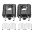 Miniatyrbilde 5 av 5: 2 stk. Universell Motorsykkel Styrestang 28mm Brakett Adapter Erstatning