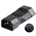 Pikkukuva 5 / 5: Kestävä IEC 320-C14 -muunninadapteri