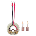 Miniatyrbillede 2 af 5: Kulbørsteholder til Makita 638991-1 638614-1 Df458d Dhp458 Dhp448 Ddf458 Ddf448 Bhp458 Bhp448 B Zekai