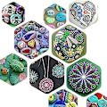 Miniatyrbild 2 av 4: Verktygssats, 25 delar Mandala Dotting Tool Set