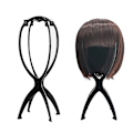 Miniatyrbild 3 av 3: 2-pack perukstativ, hög perukhållare Stativhuvud Slitstark plastvikbar perukhållare