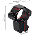 Miniatyrbillede 4 af 5: Højtydende Cope Adapter til 30mm Montering med 11mm Svalehalegrænseflade