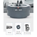 Miniatyrbillede 2 af 5: -NEX Lens Adapter Ring til Minolta Objektiv til NEX Kamera A7