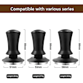 Miniatyrbillede 5 af 5: Kaffe Tamper, Espresso Tamper, Premium Barista Tamper med Kalibreret Fjeder, Rustfrit Stål Base