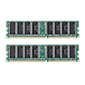 Miniatyrbillede 1 af 4: Xiede 2x Desktop PC Hukommelsesmodul DDR 400 1GB PC-3200 DDR1 184-pin DIMM 400MHz X001