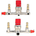 Miniatyrbillede 3 af 3: Kompressor - Samfox Manifold til Kompressor Luftkompressor Udløbsrør Regulator Fitting