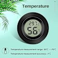 Miniatyrbillede 3 af 5: 6 stk. LCD Digital Hygrometer Termometer til Drivhuse Biler Hjem