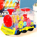 Miniatyrbillede 5 af 5: Gear Toy Tog Stem Pædagogisk Tog, Blinkende Lys og Musik Tog Legetøj, Elektrisk Universal Roterende Mekanisk Gear Tog Todi Man Jiays & Gaver