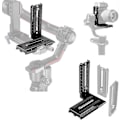 Miniatyrbild 1 av 5: Aluminium L-fäste Vertikal Horisontell Snabbkopplingsplatta för Dji Ronin Rs2 Sc2 Zhiyun Weebill-s Gimbal Stabilisator Stativ Monopod och SLR