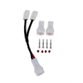 Miniatyrbilde 1 av 5: Strømuttak SPLITTER DC TWIN USB-lader For Yamaha FZ6 MT07 FZ07 FZ09 MT09 Tracer SP XSR700 XSR900 YZF-R1 YZFR1 R1M R6 XV1900 2025th