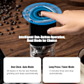 Miniatyrbillede 2 af 5: Elektrisk kaffekværn med justerbar formalingsgrad, mini burr kaffebønnekværne, bærbar til hjem, kontor