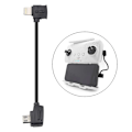 Miniatyrbillede 1 af 5: For DJI Mavic Mini/Mavic Pro/Mavic Air/Spark Fjernbetjeningledning Lynportforbindelseskabel