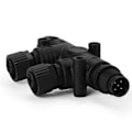 Pikkukuva 5 / 5: Nmea 2000 T-liitin 4 Porttia 5pin M12 Kierre Ip67 Nmea 2000 (n2k) (tee) T-liitin