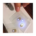 Miniatyrbilde 2 av 5: 5 stk NFC-blinkende negl-klistremerker med LED-brikke, intelligente lysende negl-lamper, negl-klistremerker for forbedring