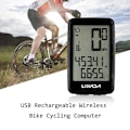 Miniatyrbillede 2 af 5: Lixada USB Genopladelig Trådløs Cykelcomputer med Cykelspeedometer Odometer