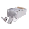 Miniatyrbilde 5 av 5: 10 stk Cat7 Rj45-kontakt Cat 7 Krystallplugg Skjermet Ftp Rj45 Modulær Kontakt