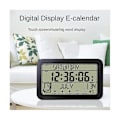 Miniatyrbild 3 av 5: Digital Väggklocka, Digital Klocka Batteridriven, 8 Tum Skrivbords Klocka med Temperatur Luftfuktighet Dag