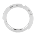 Miniatyrbillede 1 af 3: M39LM Objektivadapterring Aluminiumlegerings Højpræcision Objektivadapterbeslag til Leica M39 LSM LTM 50mm 75mm Objektiv