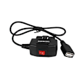 Miniatyrbilde 3 av 5: 24 timer 5V 3A USB Billader Kabel OBD Hardwire Kit med Bryter 0.5 Meter Kabel for Dash Cam Videokamera Kjøretøy DVR