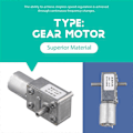 Pikkukuva 4 / 5: JGY370 DC-moottori 12V 30RPM Nopeudenpudotusmoottori