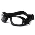 Motorcycle Goggles Retro MC Black Clear Glass