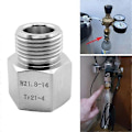 Miniatyrbillede 2 af 5: TR21-4 til W21.8-14 Sodavandsmaskine CO2 Cylinder Hjemmebryg Ølfad Konverter Adapter Kit