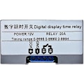 Miniatyrbild 5 av 5: 12V Tidrelä 12 Volt Timer Relä Utomhus 10A Digital Tail-off Relä Justerbar Present