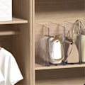 Miniatyrbilde 5 av 5: Flyttbar Oppbevaringsboks for Vesker Oppbevaringsstativ for Vesker Håndveskeorganisator Garderobe Multifunksjonell Veske