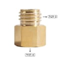 Miniatyrbilde 2 av 5: Soda CO2 Gass Konverter Adapter for Tr21-4 Hunn til Tr21-3 Hann Gjenget Quooker Cube Tank Utgang Kobber
