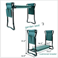 Miniatyrbilde 2 av 3: Foldbar hagekrakk for sittende og kneling Hageknekrakk - 60 cm x 27 cm x 50 cm, grønn, 1 stk