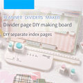 Miniatyrbilde 4 av 5: Løsbladseparator Produksjonstavle, Etikettstansermaskin, Indeks Klistremerker, Bokmerker, Preging, Manuell Konto