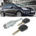 Pikkukuva 2 / 5: Citroen C2 C3 2002-2010 Vasen Etuoven Lukon Sylinteri 2 Avaimella