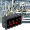 Miniatyrbillede 3 af 5: DC 12-24V Rød 5 Cifret 0.56\" LED Panel Tæller Meter Op Plus Totalisator 0-99999