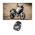 Miniatyrbild 2 av 5: Motorcykel Sidostöd Förstorare Stödbensplatta CNC Aluminium Tillbehör för DESERT X 20