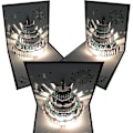 Pikkukuva 5 / 5: 3D Pop Up -syntymäpäiväkortit, lämmin LED-valo syntymäkakku musiikki Onnea syntymäpäiväkortti