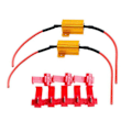 Miniatyrbild 1 av 5: 2st 25W 6ohm Lastmotstånd Canbus Anti-Blink Decoder För Varselljus LED-lampa Backljus Blinkers Dimljus