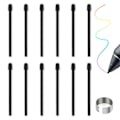 Miniatyrbilde 2 av 5: Standard penn-tupper for WACOM, 12 stk. Svarte erstatnings-pennetupper for Wacom Intuos Pro, Wacom IMo